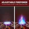 Robust Camping Gas Stove - Powerful outdoor cooking, metal construction, isobutane gas mixture