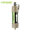 miniwell L630 Kit de supervivencia de filtro de agua portátil para exteriores con bolsa para acampar, caminar y viajar