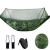 Hammock with mosquito net - 210t pleated nylon, 260*140cm, up to 200kg load, including accessories