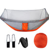 Hammock with mosquito net - 210t pleated nylon, 260*140cm, up to 200kg load, including accessories