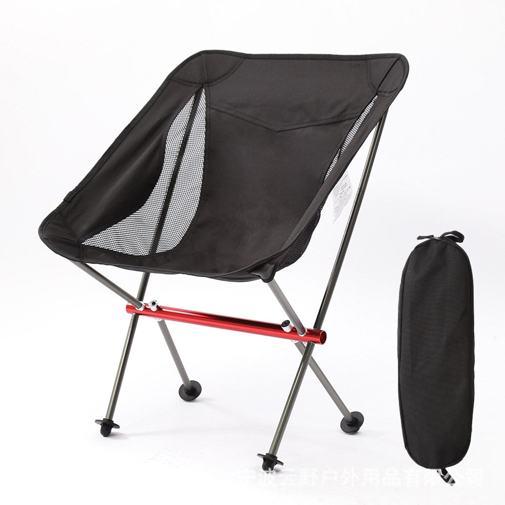 Tragbarer klappbarer Campingstuhl - Outdoor Moon Chair fürs Wandern, Camping, Angeln und Naturerlebnisse