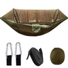 Hammock with mosquito net - 210t pleated nylon, 260*140cm, up to 200kg load, including accessories