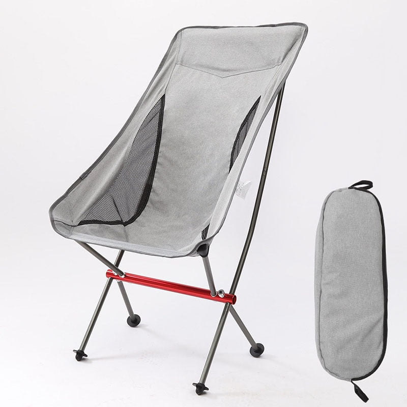 Tragbarer klappbarer Campingstuhl - Outdoor Moon Chair fürs Wandern, Camping, Angeln und Naturerlebnisse
