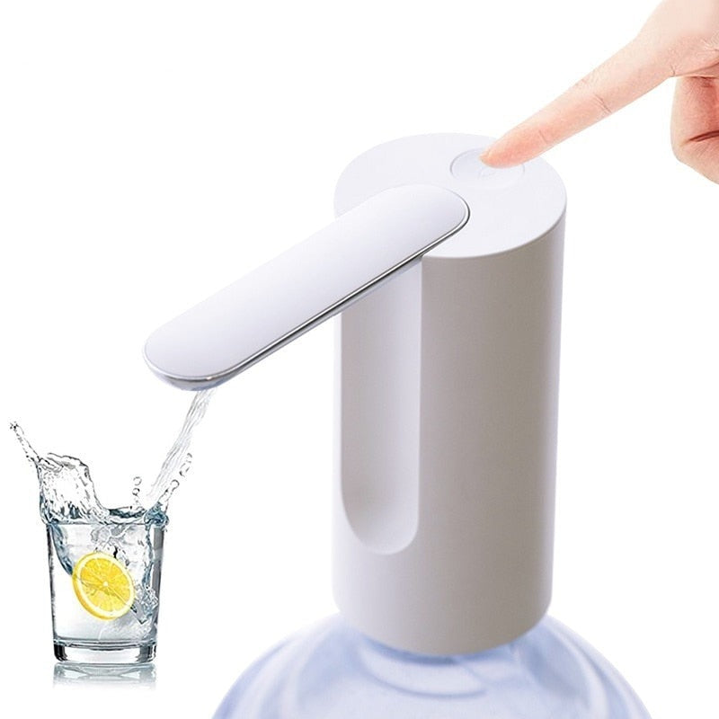 Tragbarer elektrischer Wasserspender | Automatische Wasserflaschenpumpe mit USB | Faltbar und leistungsstark